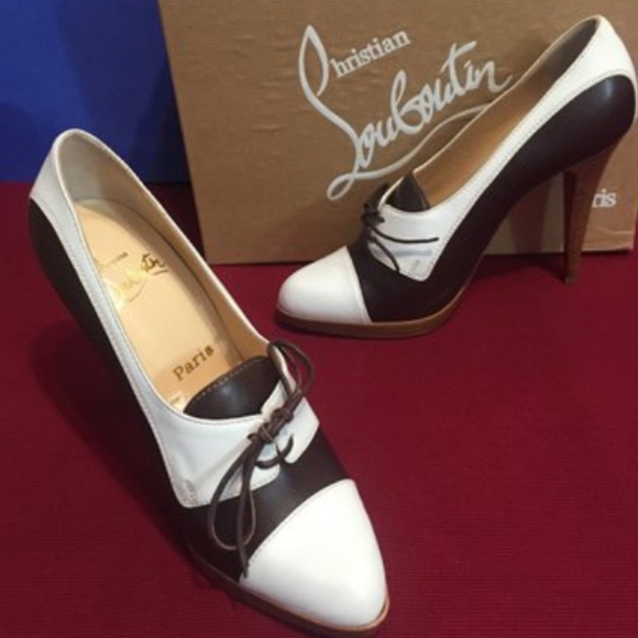 CHRISTIAN LOUBOUTIN Rare Oxford Pump - Picture 13 of 14